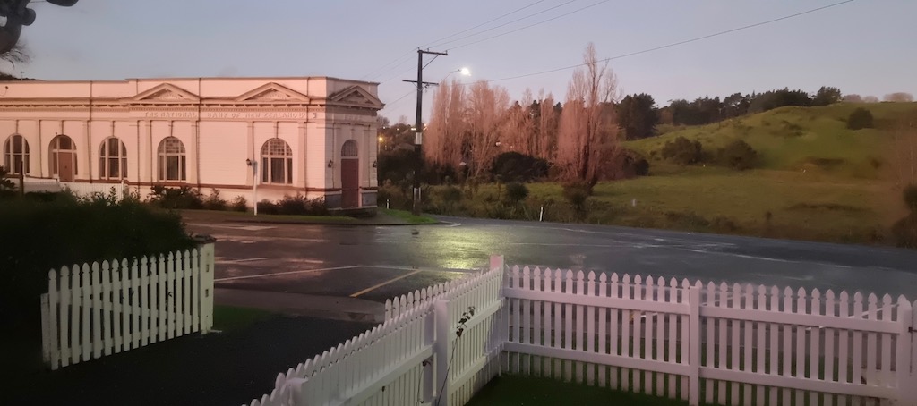 Early summer at the properties entrance