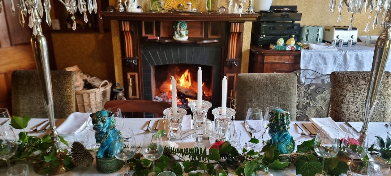 A Winters Dinner or Breakfast setting