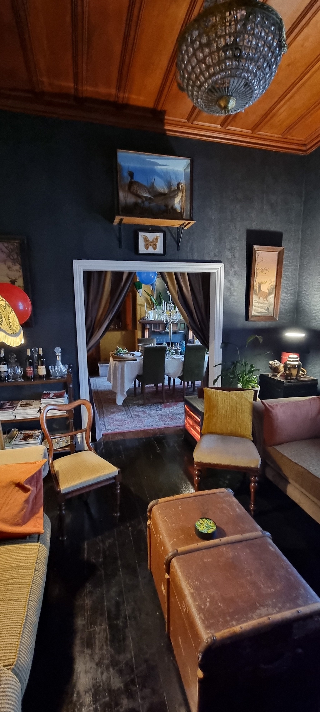 Pre dinner drinks in the snug